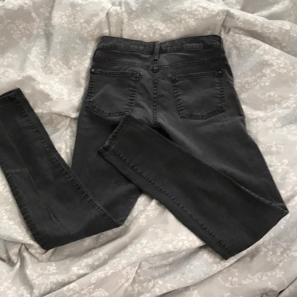 Vince Faded Black Skinny Jeans